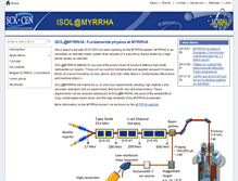 Tablet Screenshot of isolmyrrha.sckcen.be